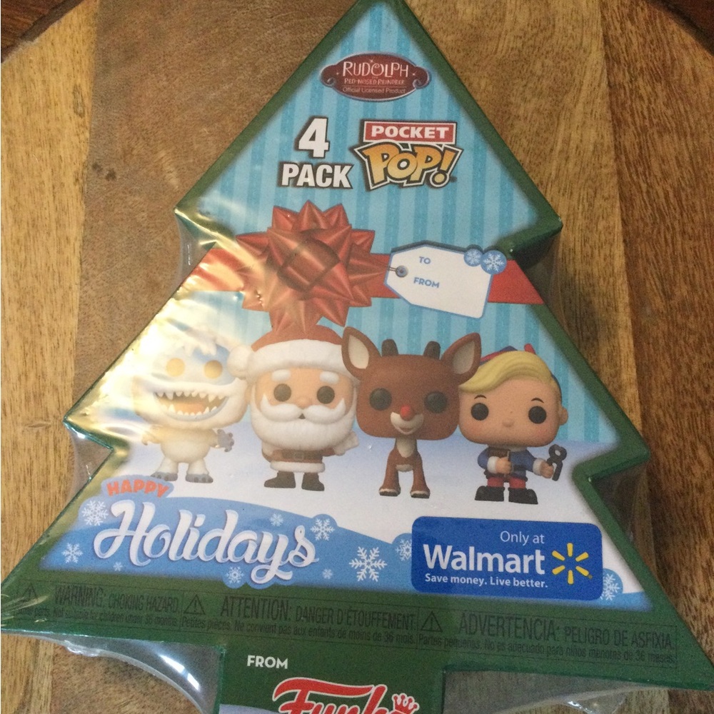 Funko Pocket POP! Holidays Rudolph The Red Nosed Reindeer 4 Pack Exclusive